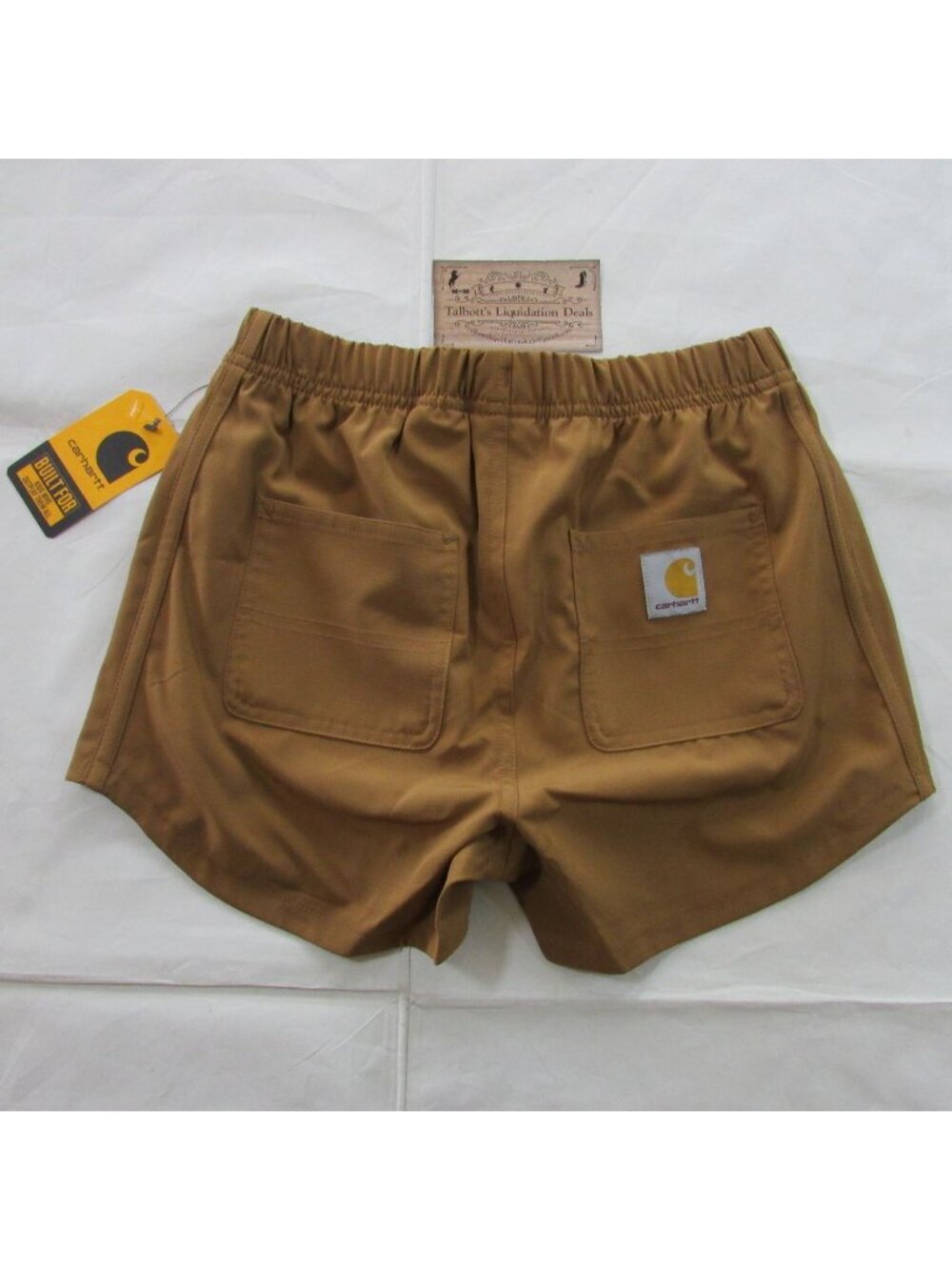 Carhartt Youth Girl's Rugged Flex Ripstop Shorts Brown BS9309